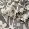 Krepa ze wzorem paisley i w kwiaty – szary/biel,  thumbnail number 3