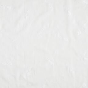 Satyna bawełniana haft tęczy &ndash; biel, 