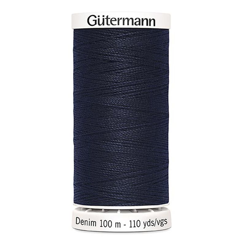 Nici do dżinsu [6950] | 100 m | Gütermann – granat navy,  image number 1