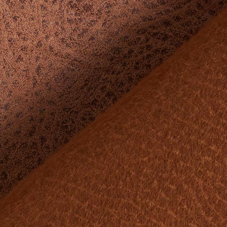 Tkanina tapicerska Imitacja skóry – średni brąz,  image number 3
