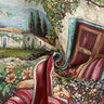 Panel dekoracyjny Gobelin Vespa – czerwień karminowa/jasnobeżowy,  thumbnail number 3