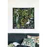 Panel dekoracyjny gobelin, żurawie – czerń,  thumbnail number 5