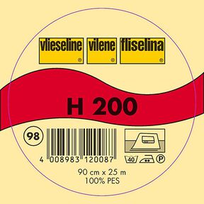 H 200 Wkładka do przyprasowania | Vilene – czerń, 
