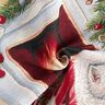 Panel Gobelin świętujący pies – zieleń/czerwień,  thumbnail number 3