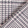 Materiał na płaszcze w kratkę glen – antracyt/róż | Resztka 60cm,  thumbnail number 4