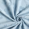 Dzianina frotte kwiaty – srebrny niebieski,  thumbnail number 3