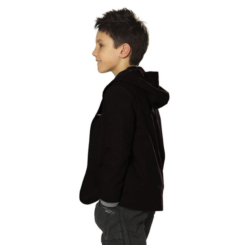 Lekka dresówka pętelkowa french terry jednokol. – czerń,  image number 10