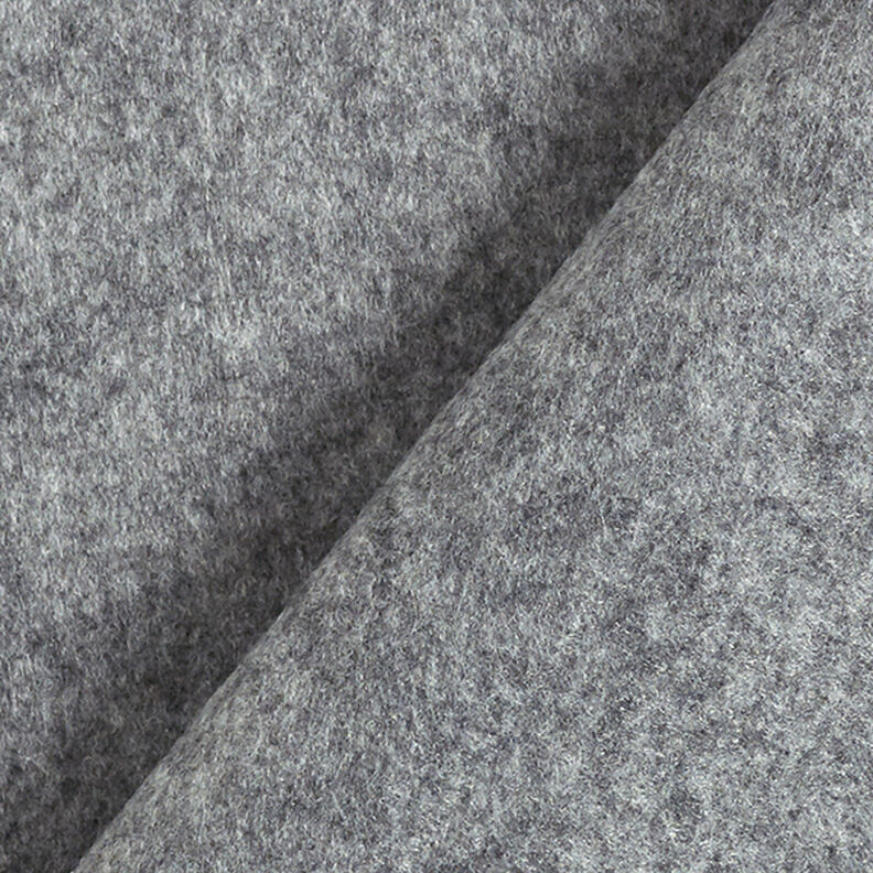 Filc 180 cm / 1,5 mm grubości, melanż – szary,  image number 3