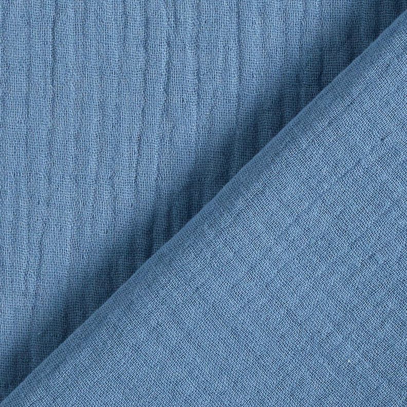 Muślin / Tkanina double crinkle – dżins, image number 4