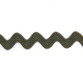 Tasiemka falowana [12 mm] – oliwka, 