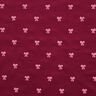 Sztruks cienki haftowane kokardy | Poppy Fabrics – czerwień karminowa,  thumbnail number 1