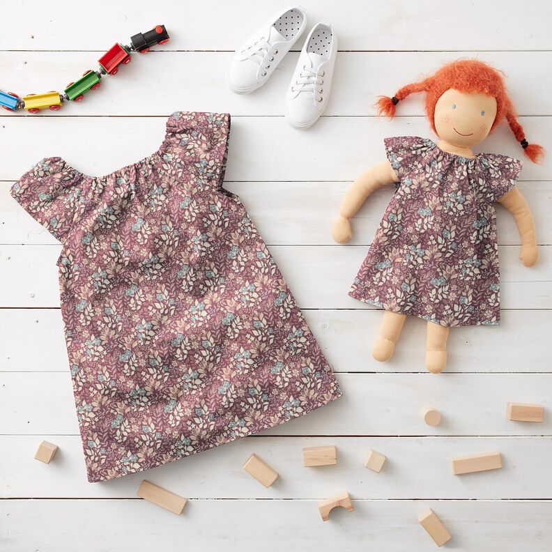 Flanela bawe?niana jesienna ??ka kwiatowa &ndash; ?liwka,  image number 6