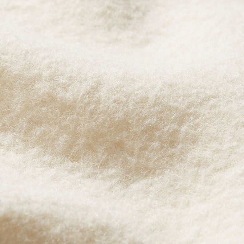 Wełniany loden spilśniany – mleczna biel,  image number 2