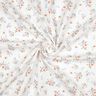GOTS Muślin / Tkanina double crinkle urocze kwiatuszki  | Poppy Fabrics – kość słoniowa/pomarańcza,  thumbnail number 3