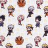 Popelina bawełniana Chibi Naruto Tkanina na licencji – biel,  thumbnail number 1