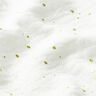 Muślin bawełniany w rozproszone złote plamki – biel/złoto,  thumbnail number 2