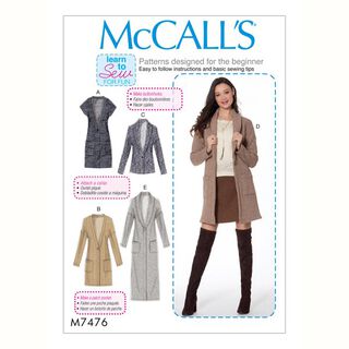 Kurtka, McCalls 7476 | 32 - 40, 