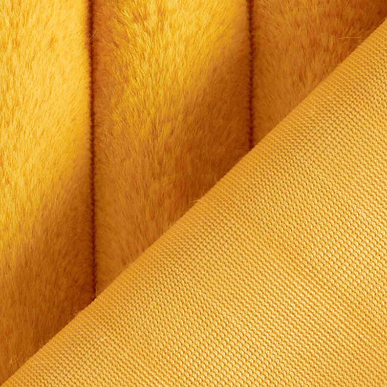 Tkanina tapicerska przytulne prążki – żółty curry,  image number 4