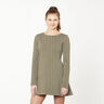 French Terry z brokatem – khaki,  thumbnail number 8