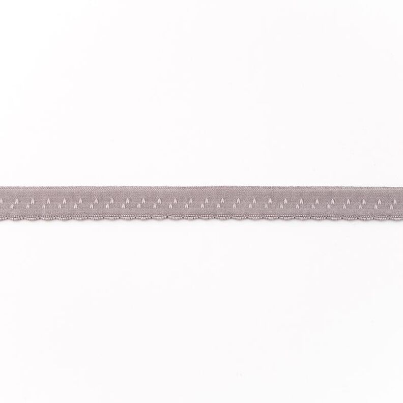 Elastyczna lamówka Koronka [12 mm] – jasnoszary,  image number 1