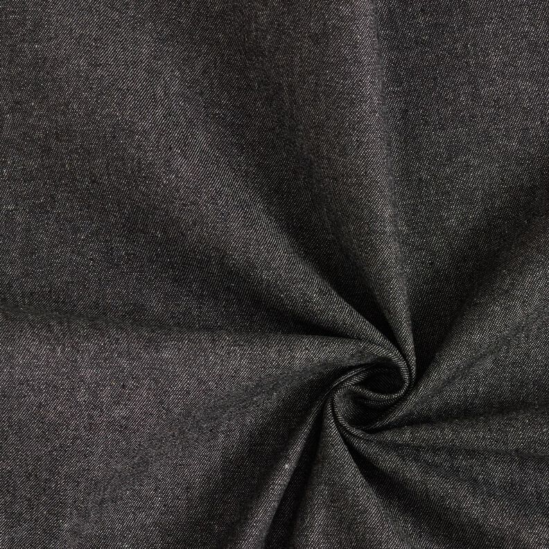 Średni denim bawełniany – czerń,  image number 1