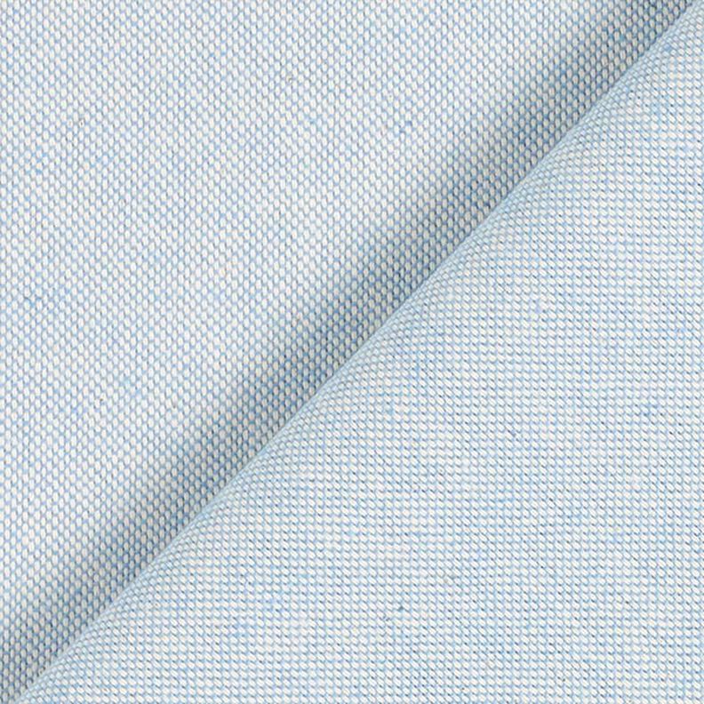 Tkanina dekoracyjna half panama chambray z recyklingu – jasnoniebieski/naturalny,  image number 3