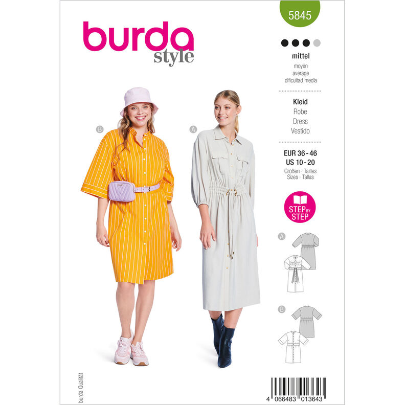 Sukienka | Burda 5845 | 36-46,  image number 1