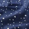 Chambray serduszka – granat/mleczna biel,  thumbnail number 2