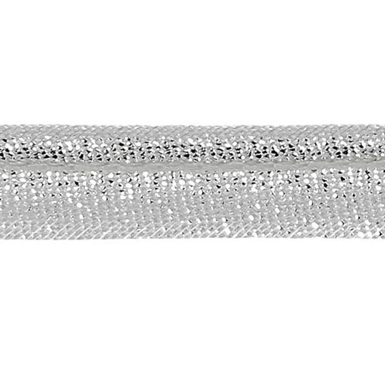 Taśma wypustkowa Metaliczny [10 mm] – srebrny metaliczny,  image number 2