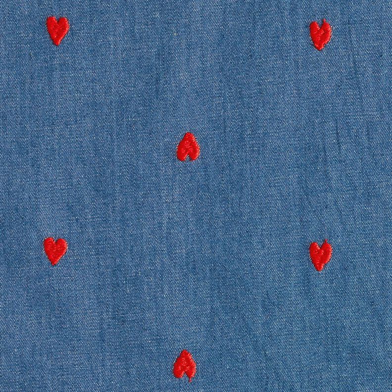 Chambray  – dżins/ognista czerwień,  image number 1