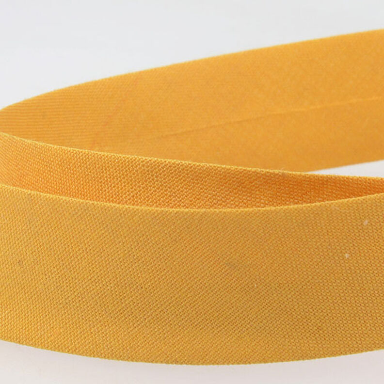 Taśma skośna Polycotton [20 mm] – musztarda,  image number 2