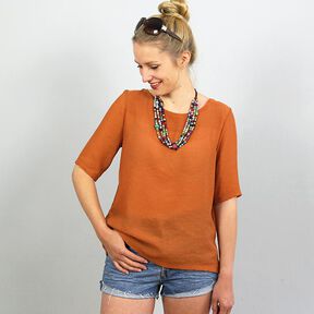 FRAU YOKO - krótka tunika z kontrafałdą z tyłu, Studio Schnittreif | XS - XXL, 