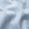 Tkanina koszulowa strecz w paseczki – biel/jasnoniebieski,  thumbnail number 2