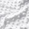 Miękki polar tłoczone kropki – biel,  thumbnail number 2