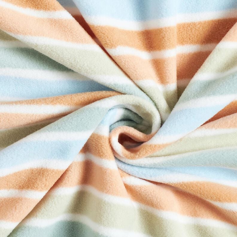 Polar antypilingowy kolorowe paski – biel/ziele?,  image number 3