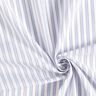 Tkanina bawełniana w dwukolorowe paski – biel/jasnoniebieski,  thumbnail number 3