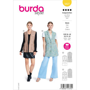 Kamizelka | Burda 5827 | 36-46, 