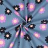 Sztruks cienki kwiaty | Poppy Fabrics – dżins/lawendowy,  thumbnail number 3