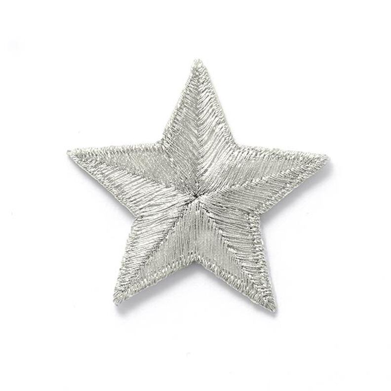 Aplikacja gwiazda – srebrny metaliczny,  image number 1