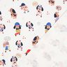 Dżersej bawełniany pies jeżdżący na łyżwach nadruk cyfrowy | Poppy Fabrics – kość słoniowa/różowe,  thumbnail number 4