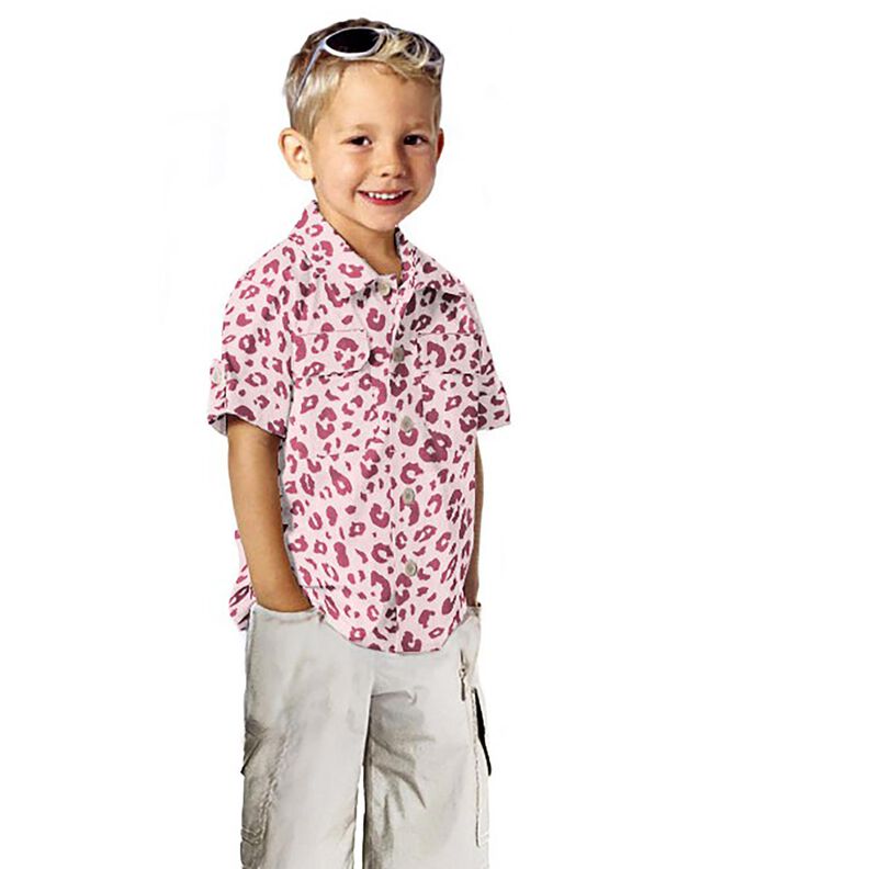 D?ersej bawe?niany nadruk w panterk? &ndash; r&oacute;?/pink,  image number 5