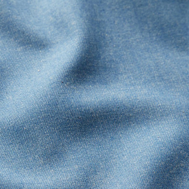 Lekki denim bawełniany – jasnoniebieski,  image number 2