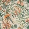 Tkanin dekoracyjna Half panama papuga w dżungli – naturalny/zieleń,  thumbnail number 1