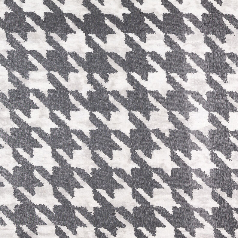 Mieszanka z wiskozą z metalicznym połyskiem w kurzą stopkę – czerń/biel,  image number 7