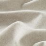 Tkanina dekoracyjna half panama chambray z recyklingu – srebrnoszary/naturalny | Resztka 80cm,  thumbnail number 2