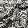 Tkanin dekoracyjna Half panama dżungla – naturalny/czerń,  thumbnail number 2