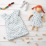 Muślin / Tkanina double crinkle gałązki | Poppy Fabrics – biel/zieleń trzcinowa,  thumbnail number 5