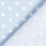 Popelina bawełniana Duże kropki – jasnoniebieski/biel,  thumbnail number 6