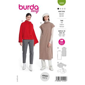 zjechać na pobocze | Burda 5880 | 34-44, 