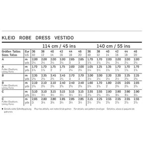 Sukienka, Burda 6894, 